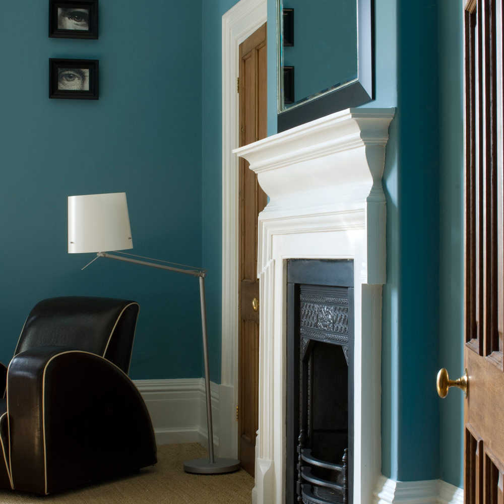 Krijtverf Farrow & Ball Proefpotje Stone Blue (86) 2