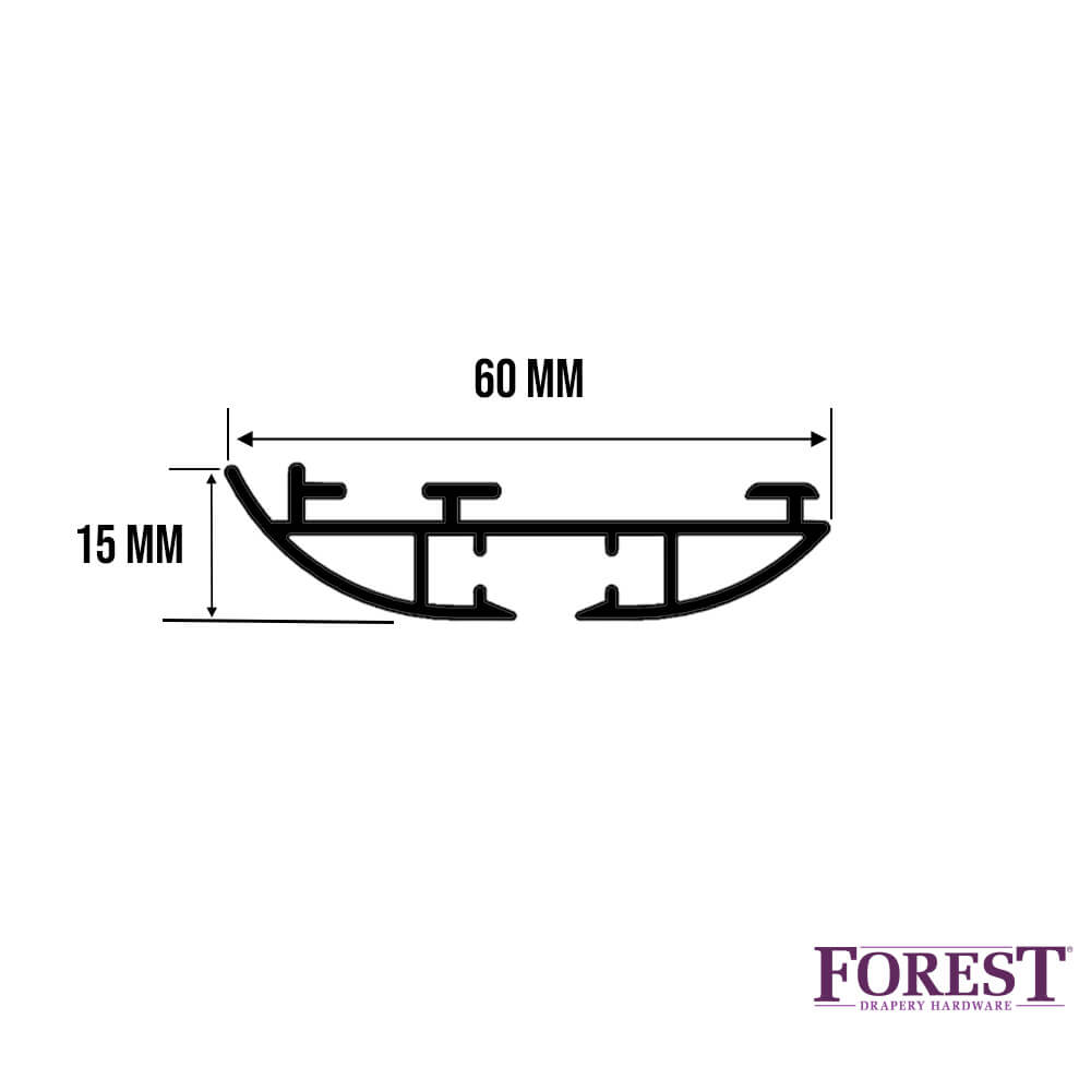 Gordijnrails DS-XL Rail Forest 5