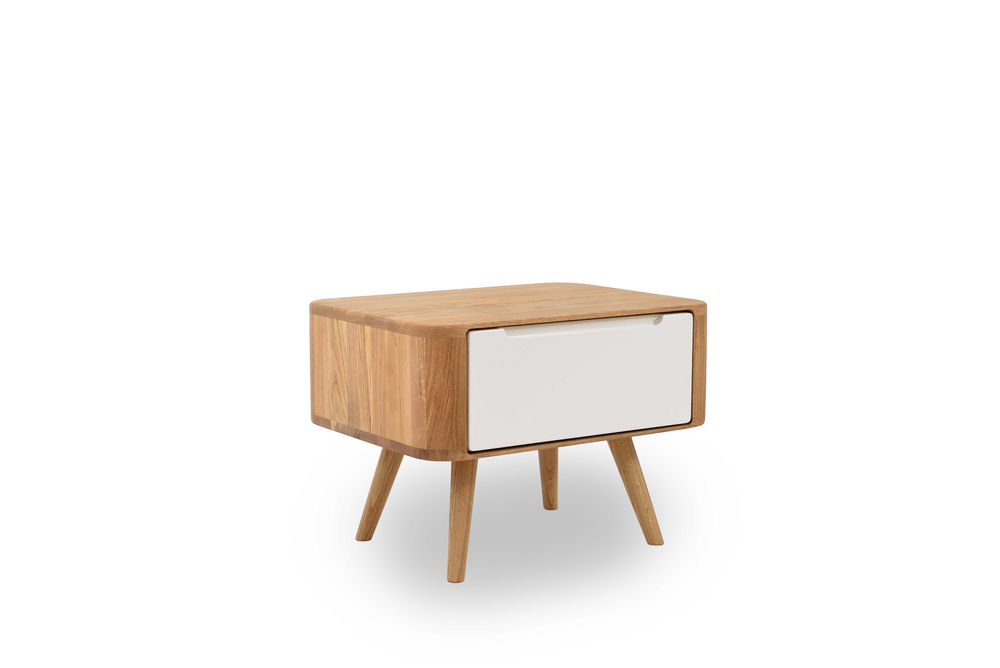 Gazzda Ena Nightstand Two - Houten nachtkastje (55x42x40) 2