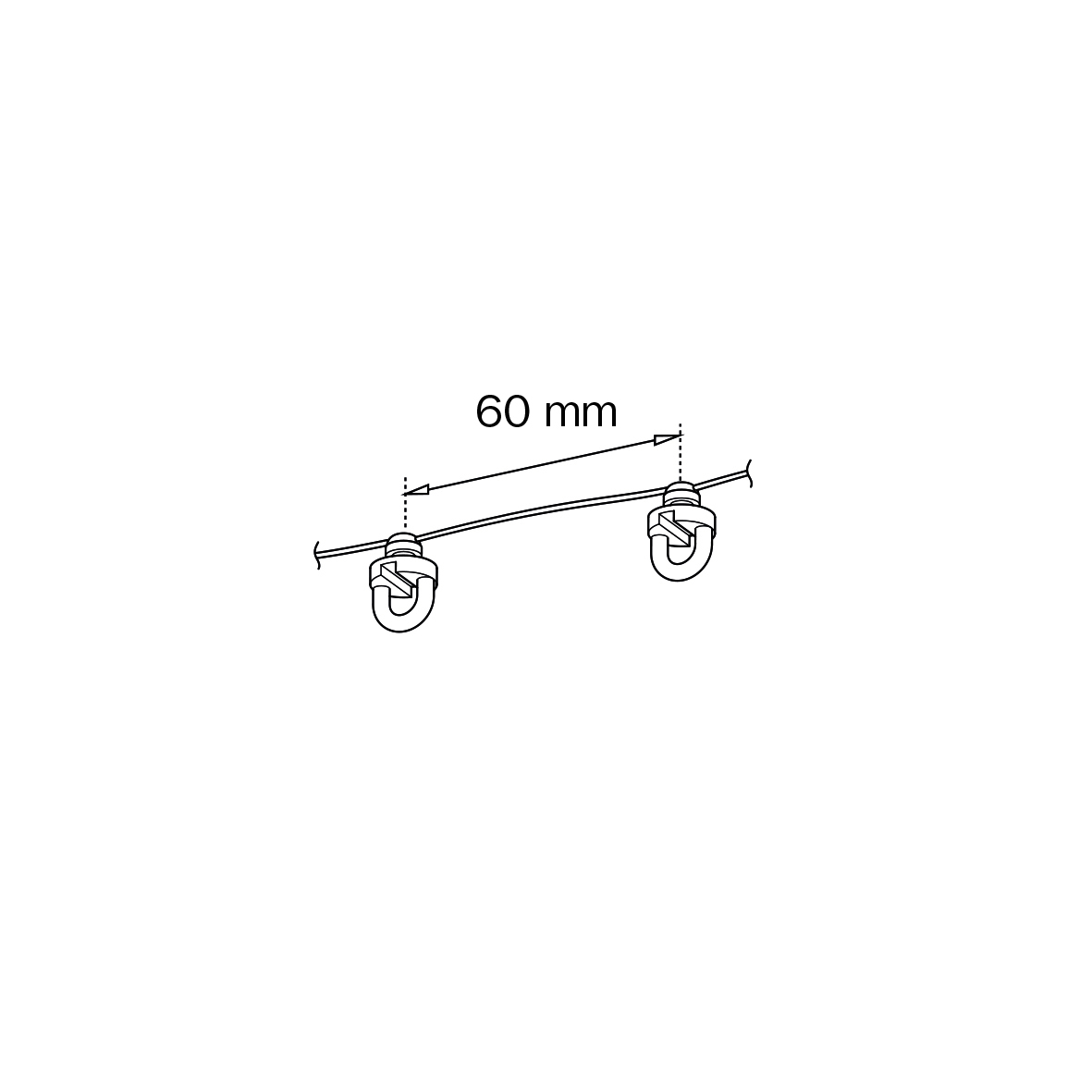 Goelst Waveglijder Zwart 6 cm (2014-12-060-ZW) | Geschikt voor G-2XXX 1