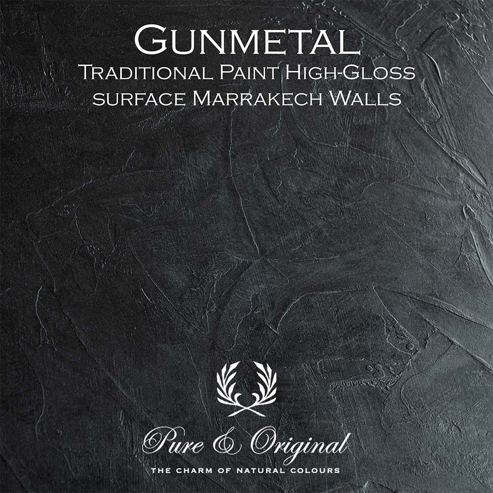 Pure & Original Traditional Paint High-Gloss Elements Gunmetal Metallicverf 1