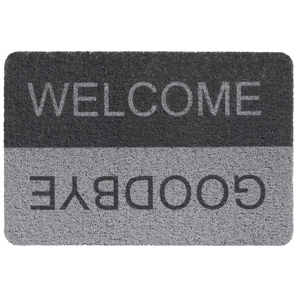 Hamat Curly Print Welcome Goodbye 004 40 x 60 cm | Buitenmat met tekst 1