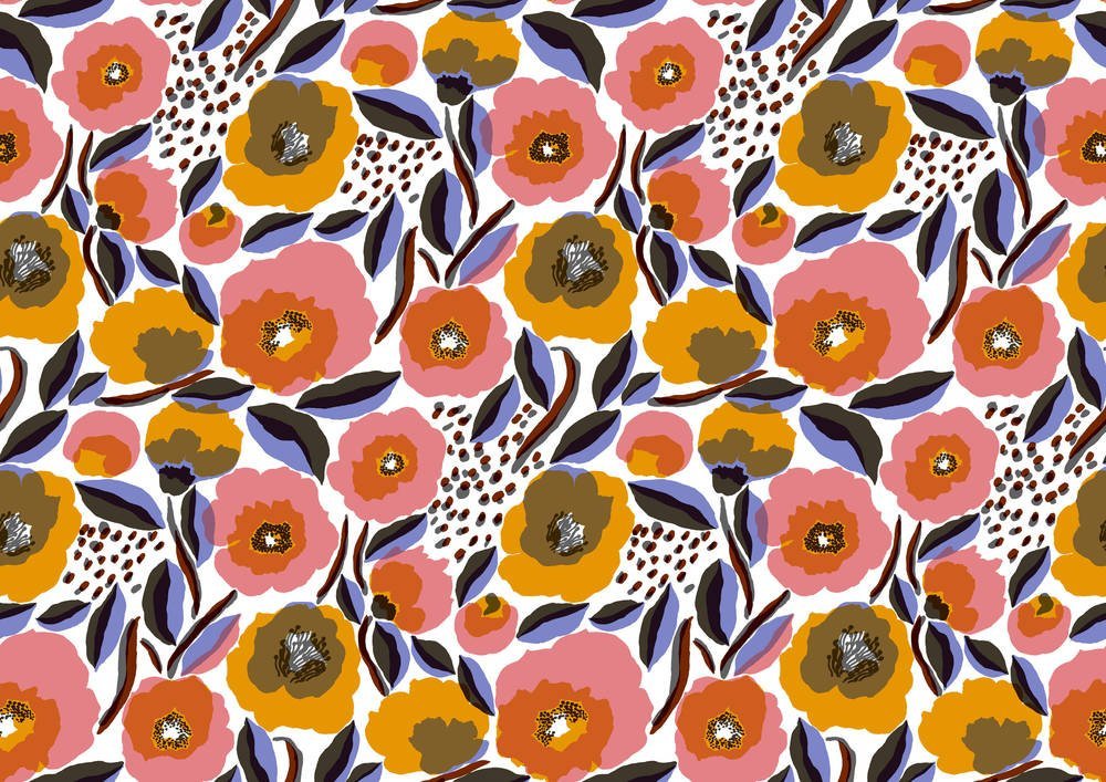 Hookedonwalls Marimekko Volume 06 Rosarium 25155 Behang 1