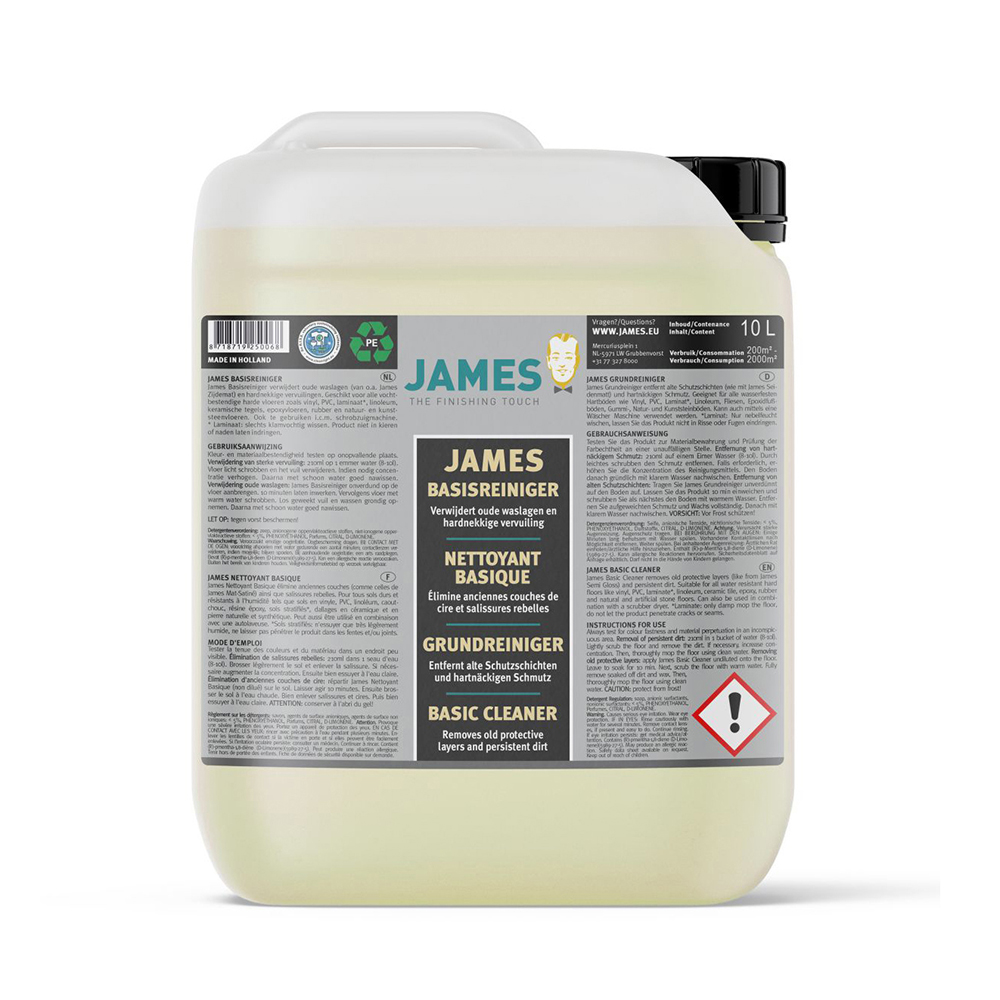 James Basisreiniger 1 | Intensieve Laminaat Reiniger | Periodiek | 10 Liter 1