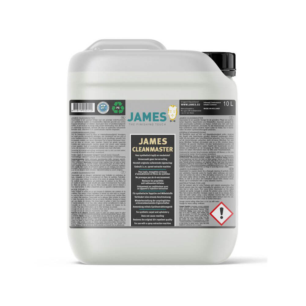 James Cleanmaster | Intensieve Stoel- en Bankreiniger | Voor synthetische materialen | 10 L 1