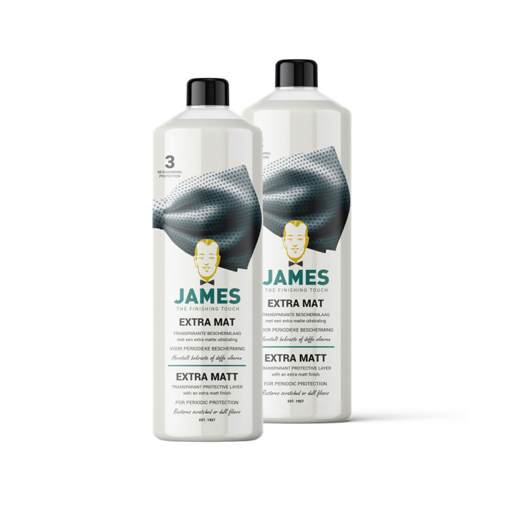 James Extra Mat | PVC Vloer Polish | Voordeelverpakking 2 x 1 Liter 1