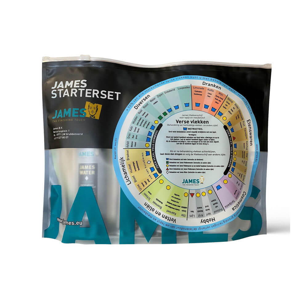 James Starterset | Stoel- en Bank Reinigsset | Voor onderhoud en vlekken verwijderen | 100 ml 1