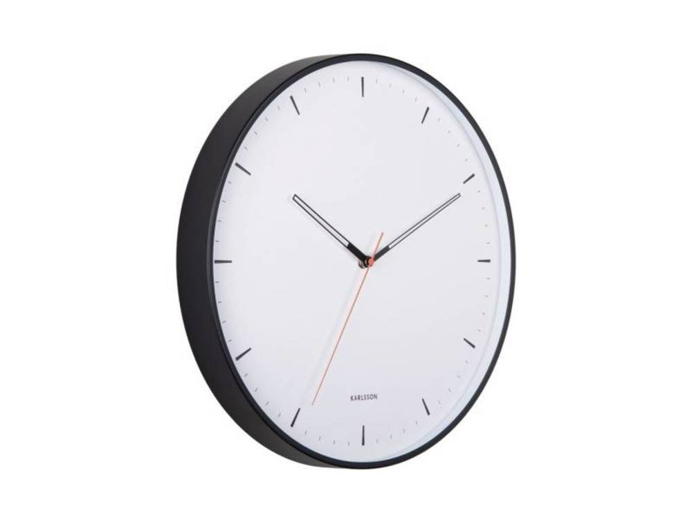 Karlsson Calm Wandklok - IJzer Mat Zwart - ⌀ 40 cm 1