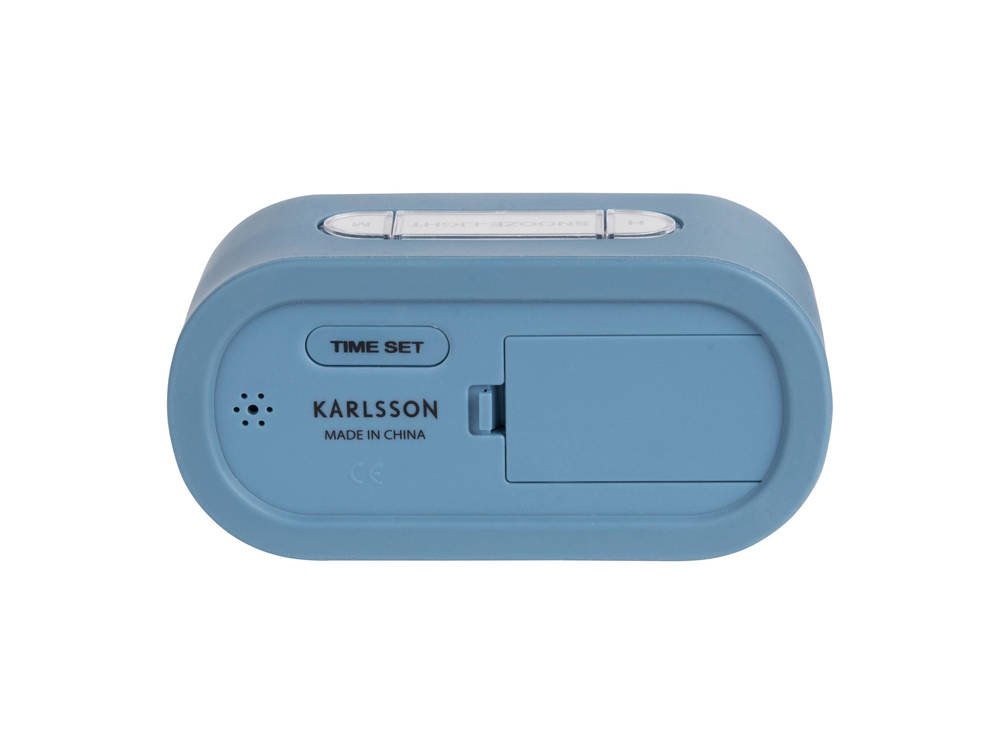 Karlsson Gummy Rubberized Wekker - Blauw 4