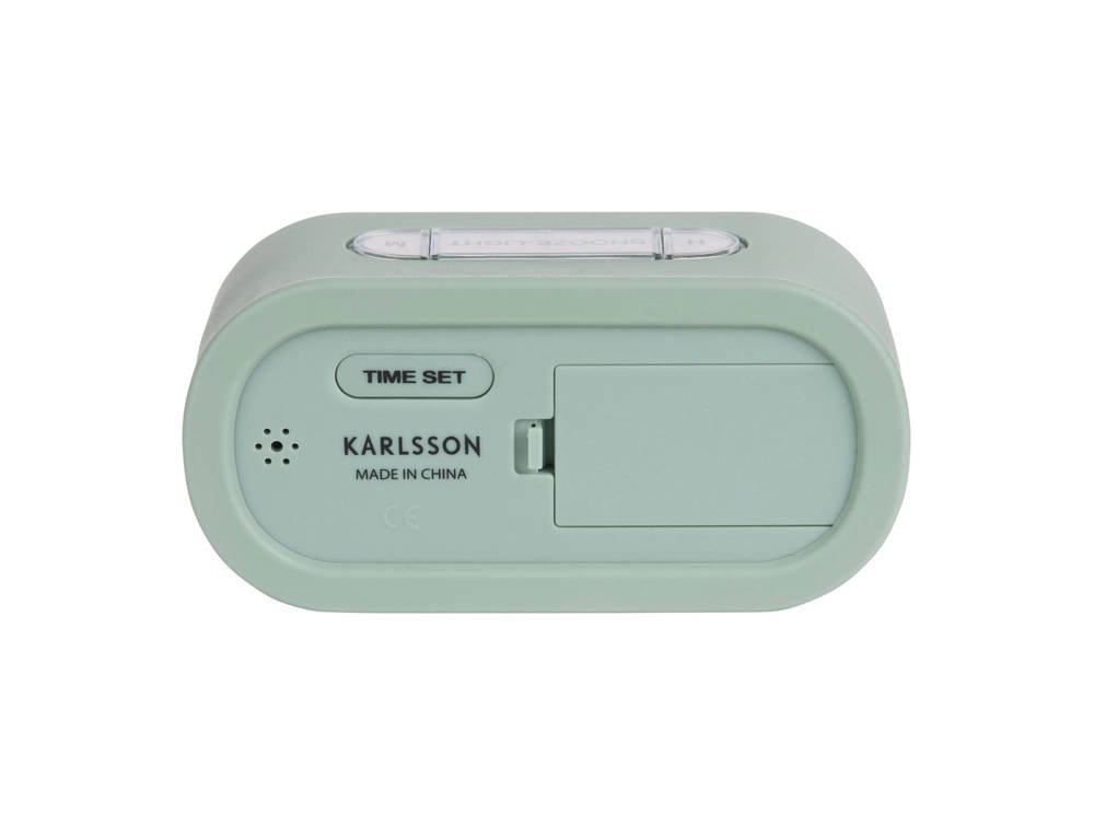 Karlsson Gummy Rubberized Wekker - Groen 5