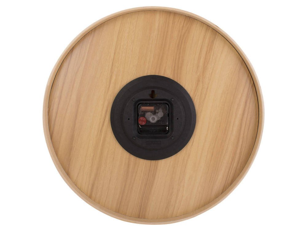 Karlsson Pure Wood Grain Wandklok - Mosgroen - ⌀ 40 cm 5