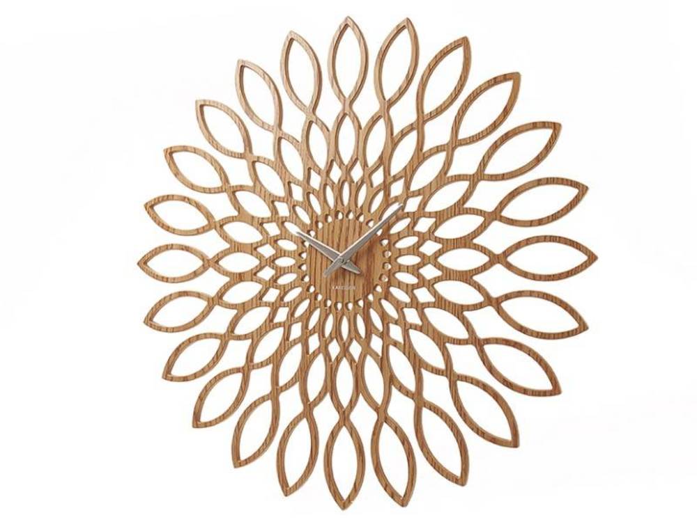 Karlsson Sunflower MDF Wandklok - Hout finish - ⌀ 60 cm 1