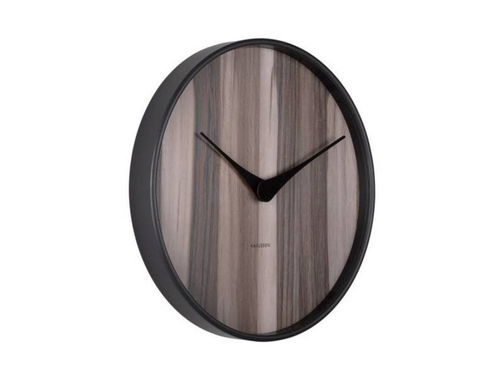 Karlsson Wood Melange Wandklok - Donker Hout - ⌀ 40 cm 1