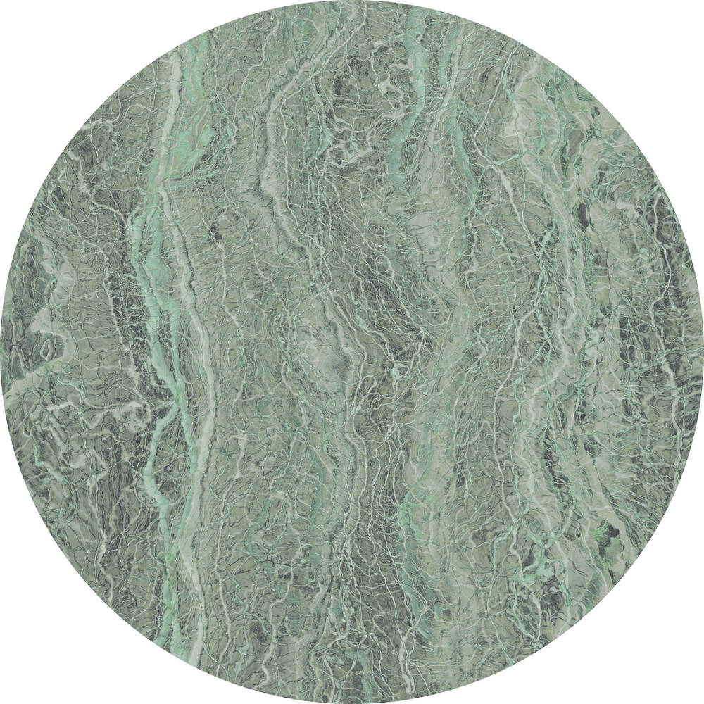 Komar Dots Green Marble D1-008 Zelfklevende Behangcirkel 1