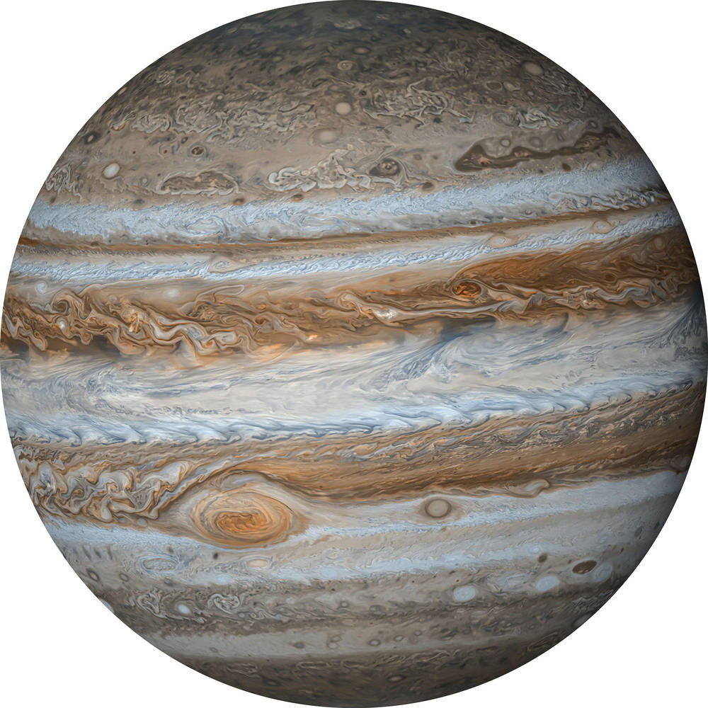 Komar Dots Jupiter D1-017 Zelfklevende Behangcirkel 1