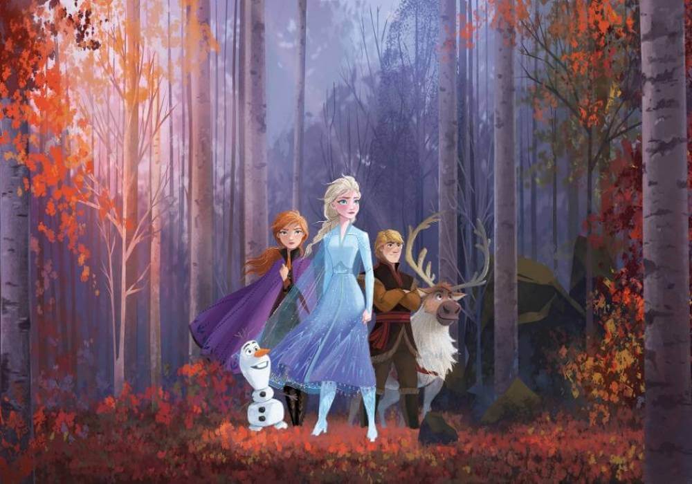 Komar Into Adventure Frozen Autumn Glade IADX8-005 Behang 1