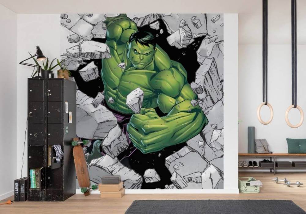 Komar Into Adventure Hulk Breaker IADX5-060 Behang 2