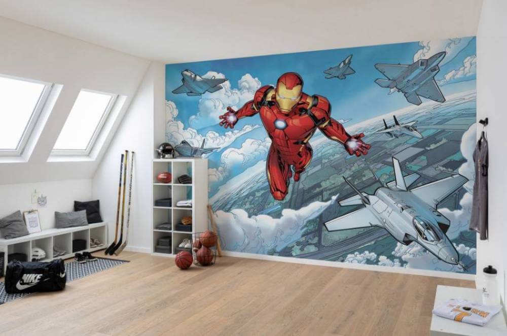 Komar Into Adventure Iron Man Flight IADX8-062 Behang 2