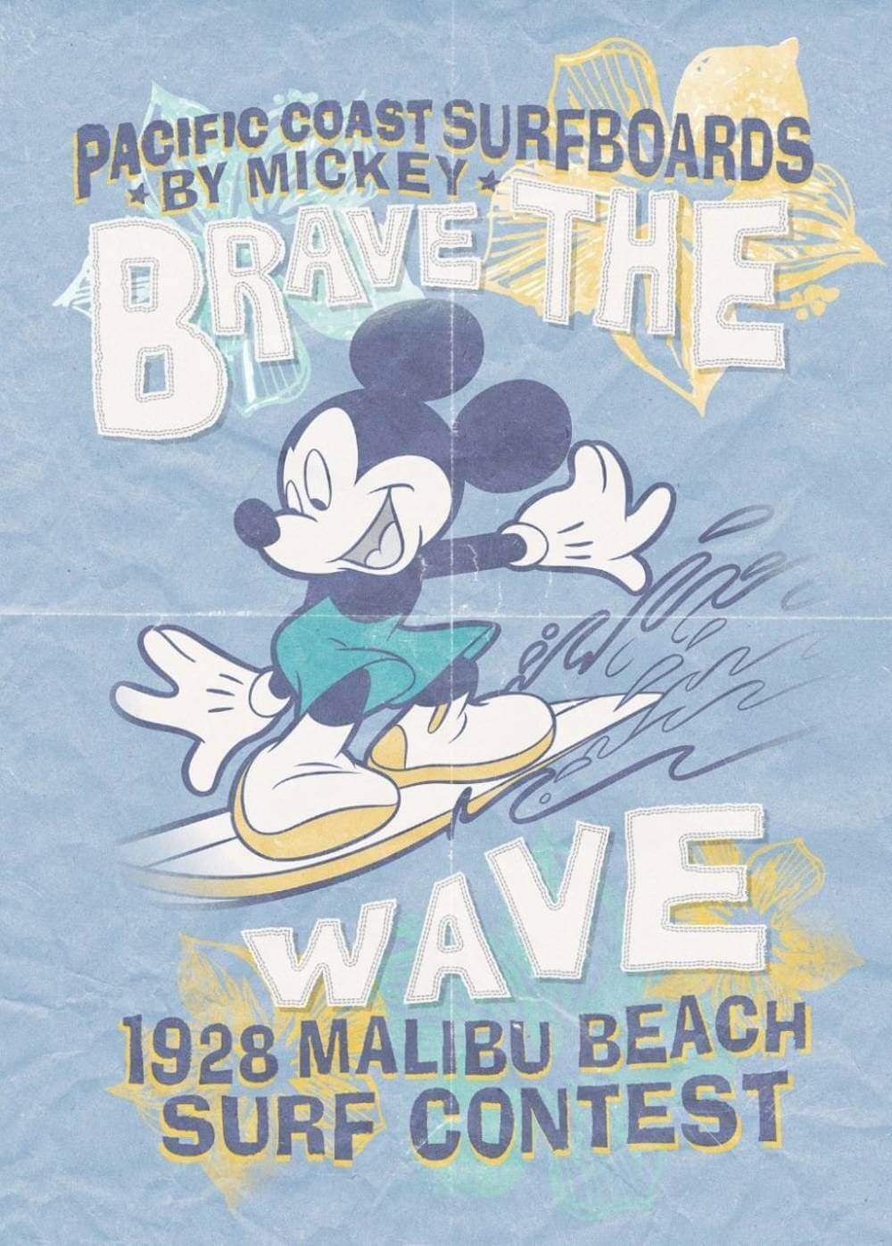 Komar Into Adventure Mickey Mouse Brave the Wave IADX4-014 Behang 1