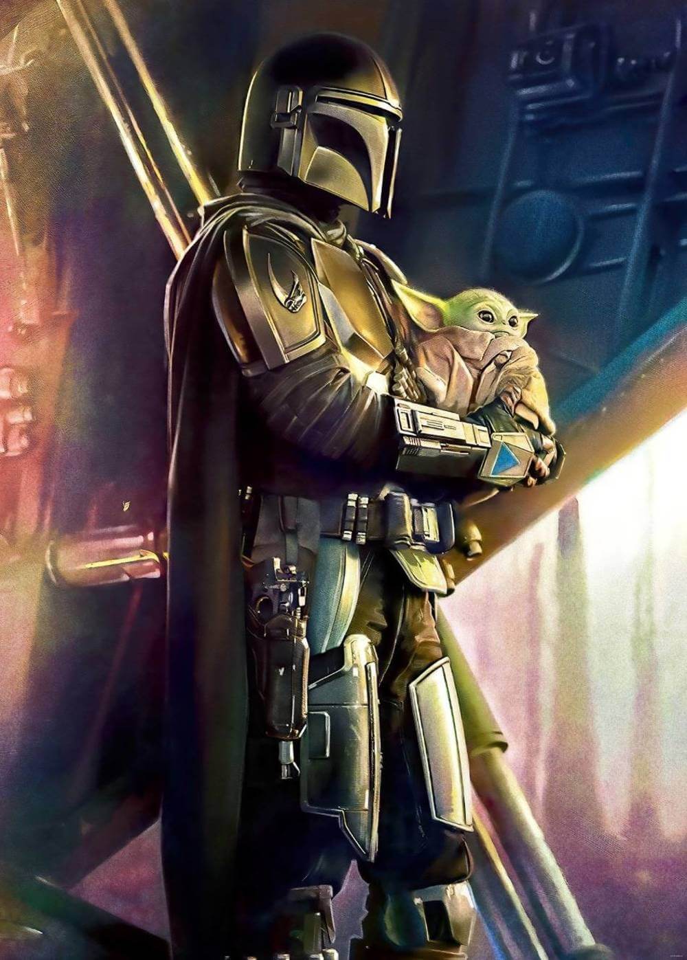 Komar Into Adventure Star Wars Mandalorian Savior IADX4-019 Behang 1