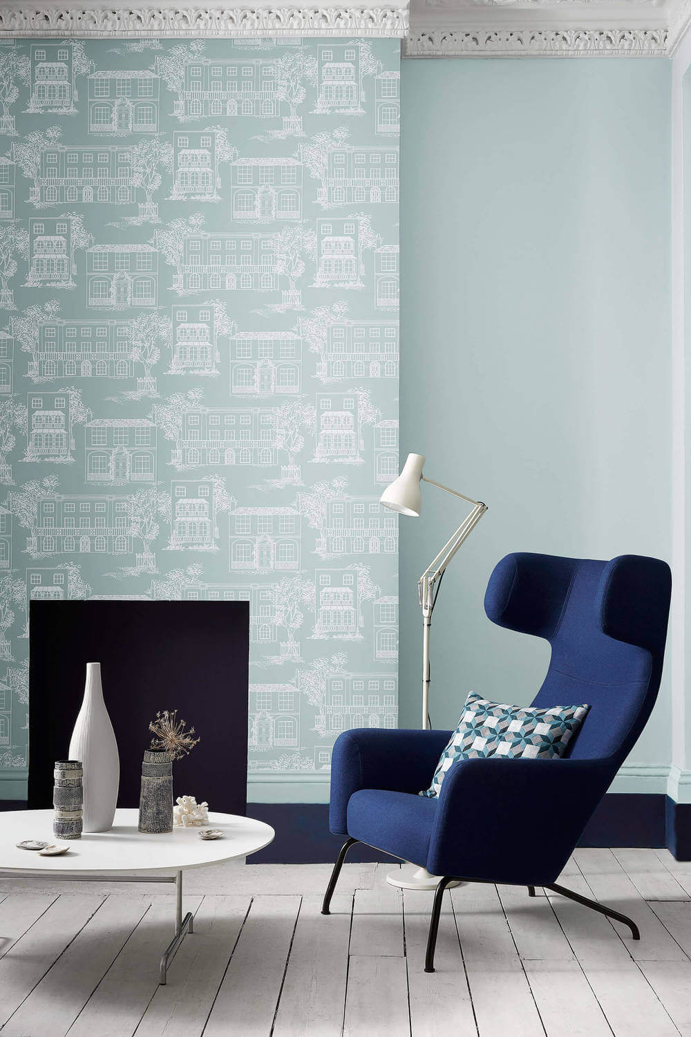 Little Greene Celestial Blue 101 3