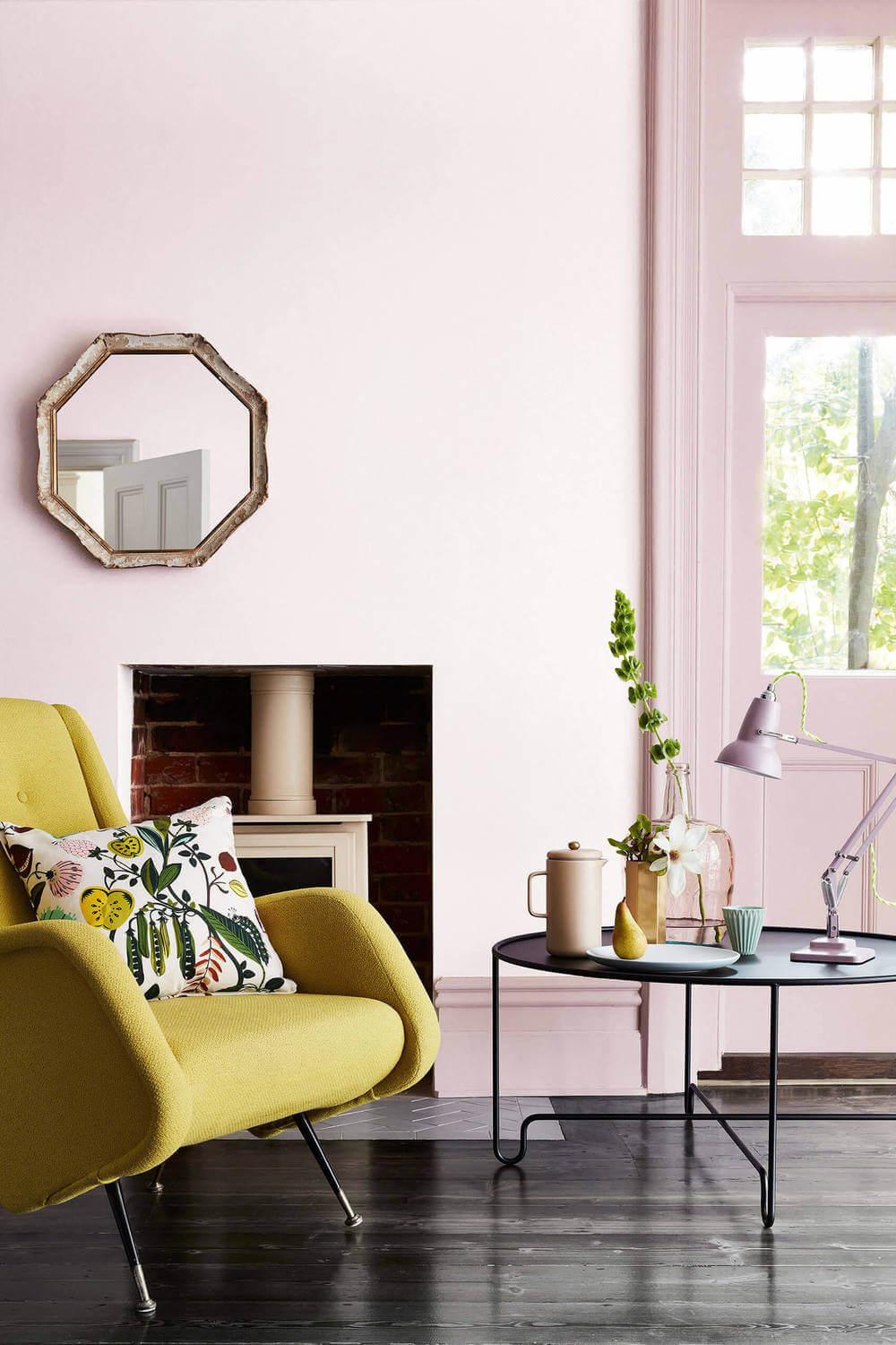 Little Greene Intelligent Gloss Dorchester Pink Mid 286 - Archiefkleur 3