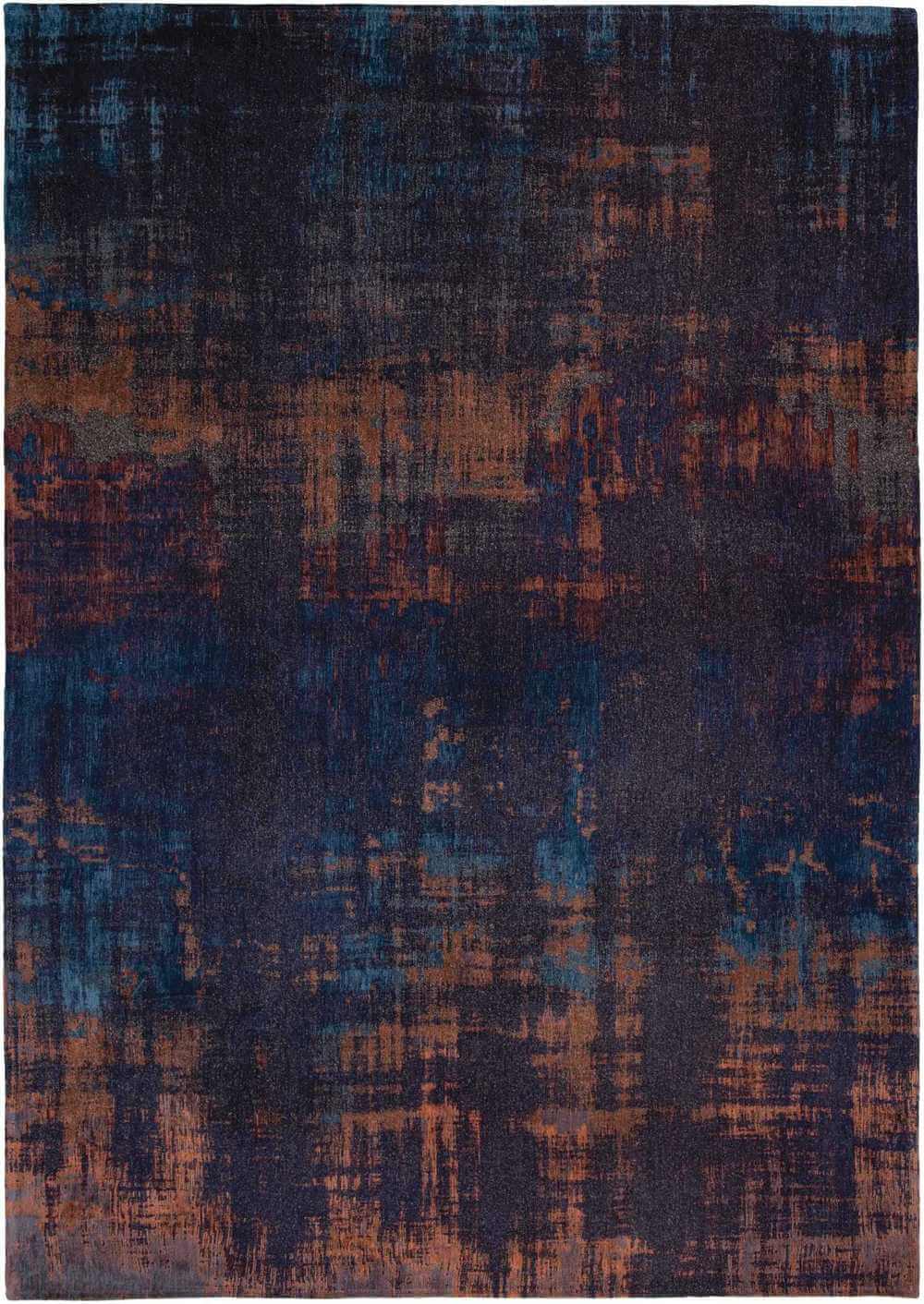 Louis de Poortere Atlantic Venetian Dust - Sunset Blue 9211 - Blauw-Roestbruin Vloerkleed 1