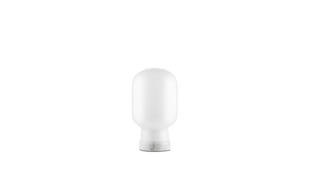 Normann Copenhagen Amp - Tafellamp - Wit Wit - H 26,5 x Ø 14 cm 1