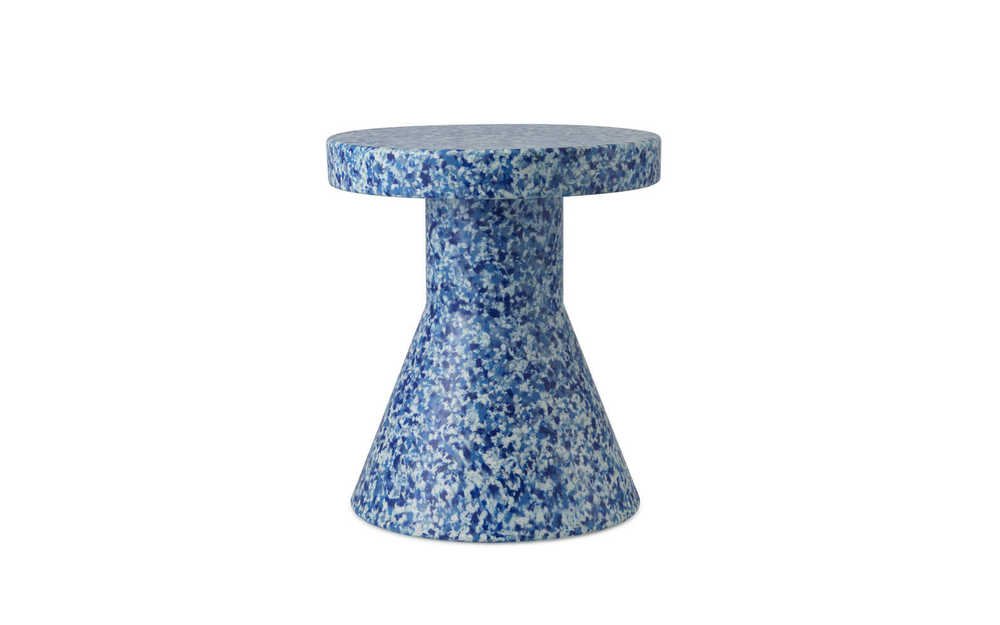 Normann Copenhagen Bit Stool Cone - Bijzettafel Blauw - H 42 x Ø 36 cm 1