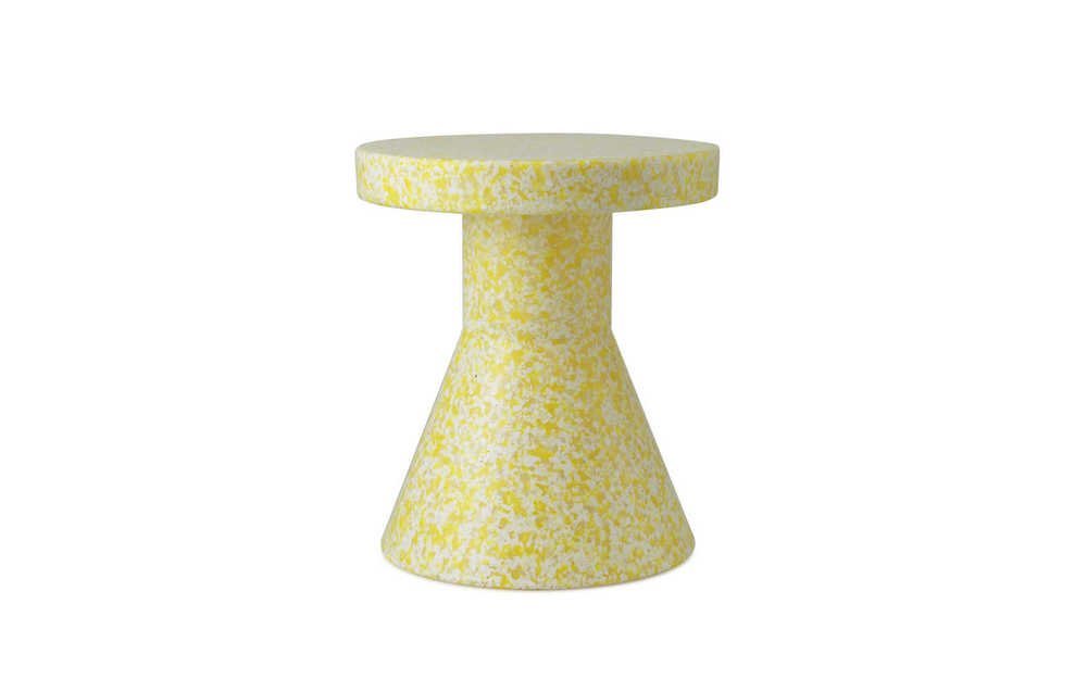 Normann Copenhagen Bit Stool Cone - Bijzettafel Geel - H 42 x Ø 36 cm 1