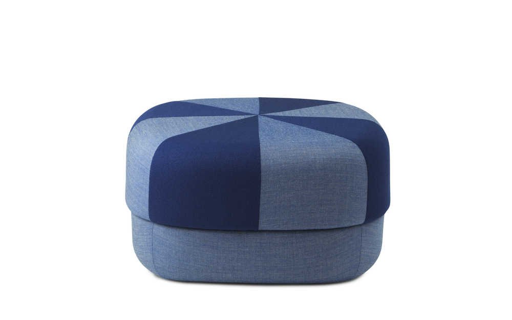 Normann Copenhagen Circus Duo - Poef Blauw 1