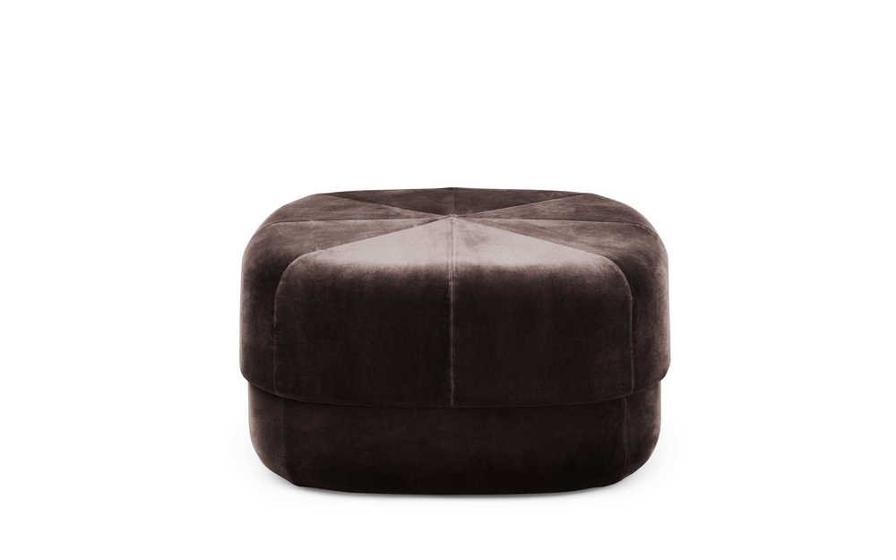 Normann Copenhagen Circus Velour - Poef Bruin 1