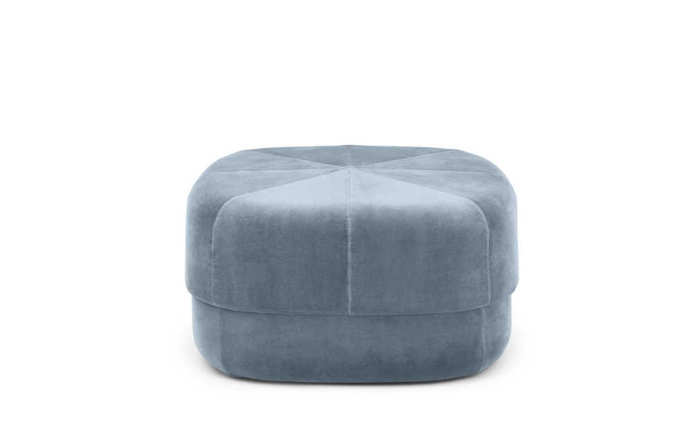 Normann Copenhagen Circus Velour - Poef Lichtblauw 1