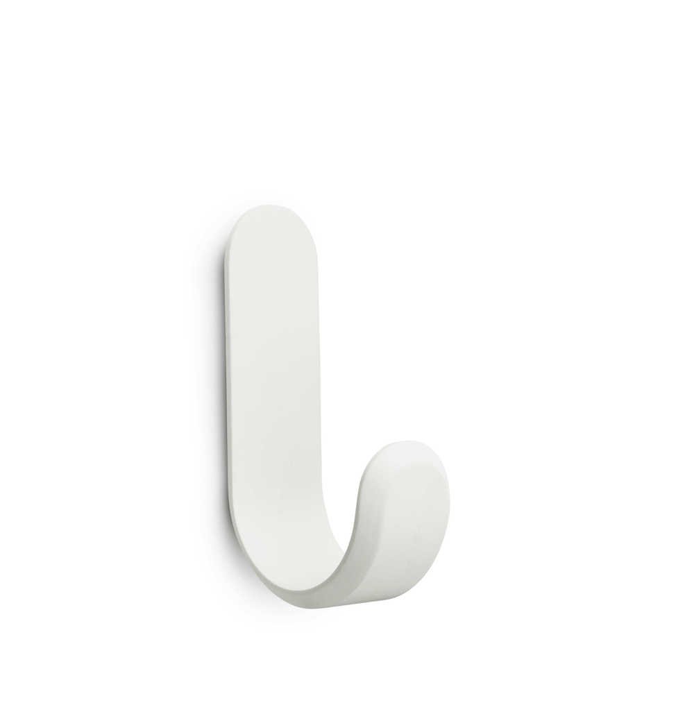 Normann Copenhagen Curve Hook - Wandhaak Wit - H 17,7 x L 5,3 x D 10 cm 1