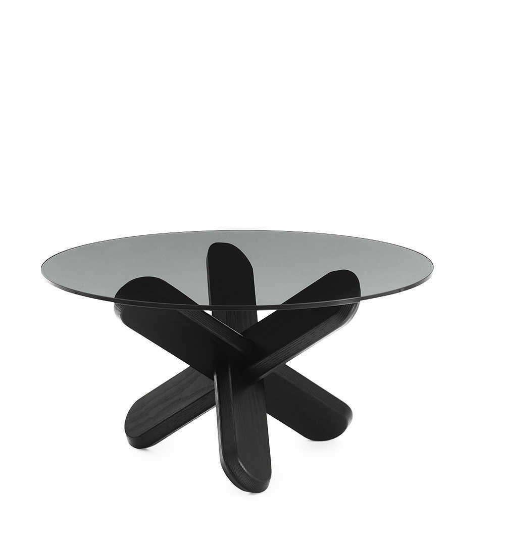 Normann Copenhagen Ding - Salontafel Rook-Zwart - H 40 x Ø 75 cm 1