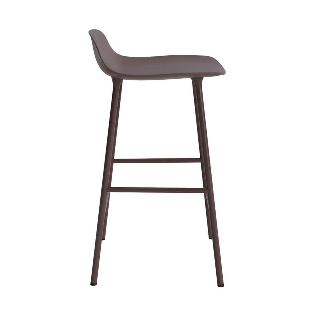 Normann Copenhagen Form Barkruk - Bruin Staal - 65 cm 3