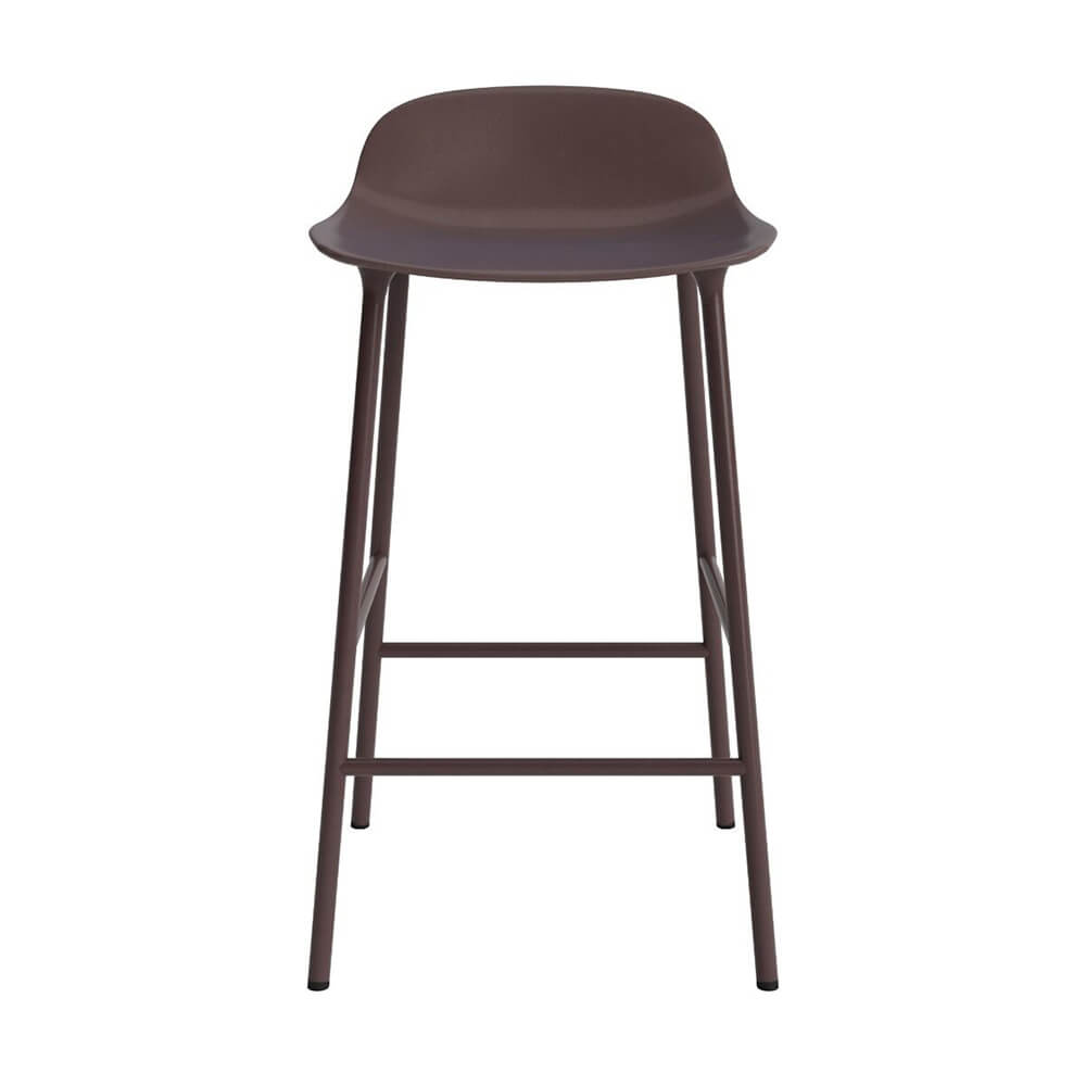 Normann Copenhagen Form Barkruk - Bruin Staal - 65 cm 4