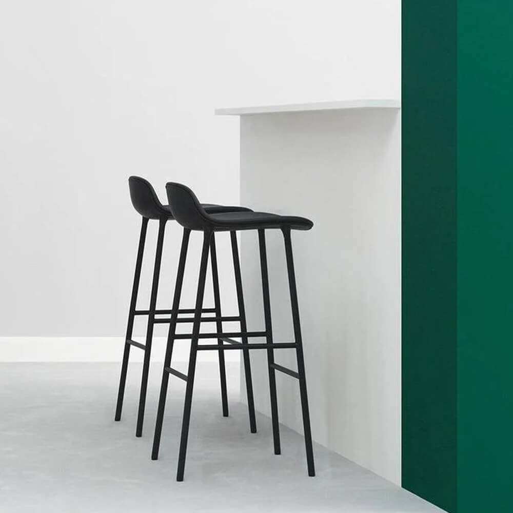 Normann Copenhagen Form Barkruk - Zwart Staal - 65 cm 2