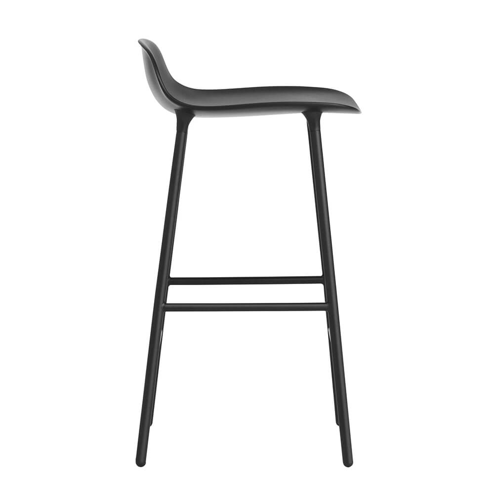 Normann Copenhagen Form Barkruk - Zwart Staal - 65 cm 3