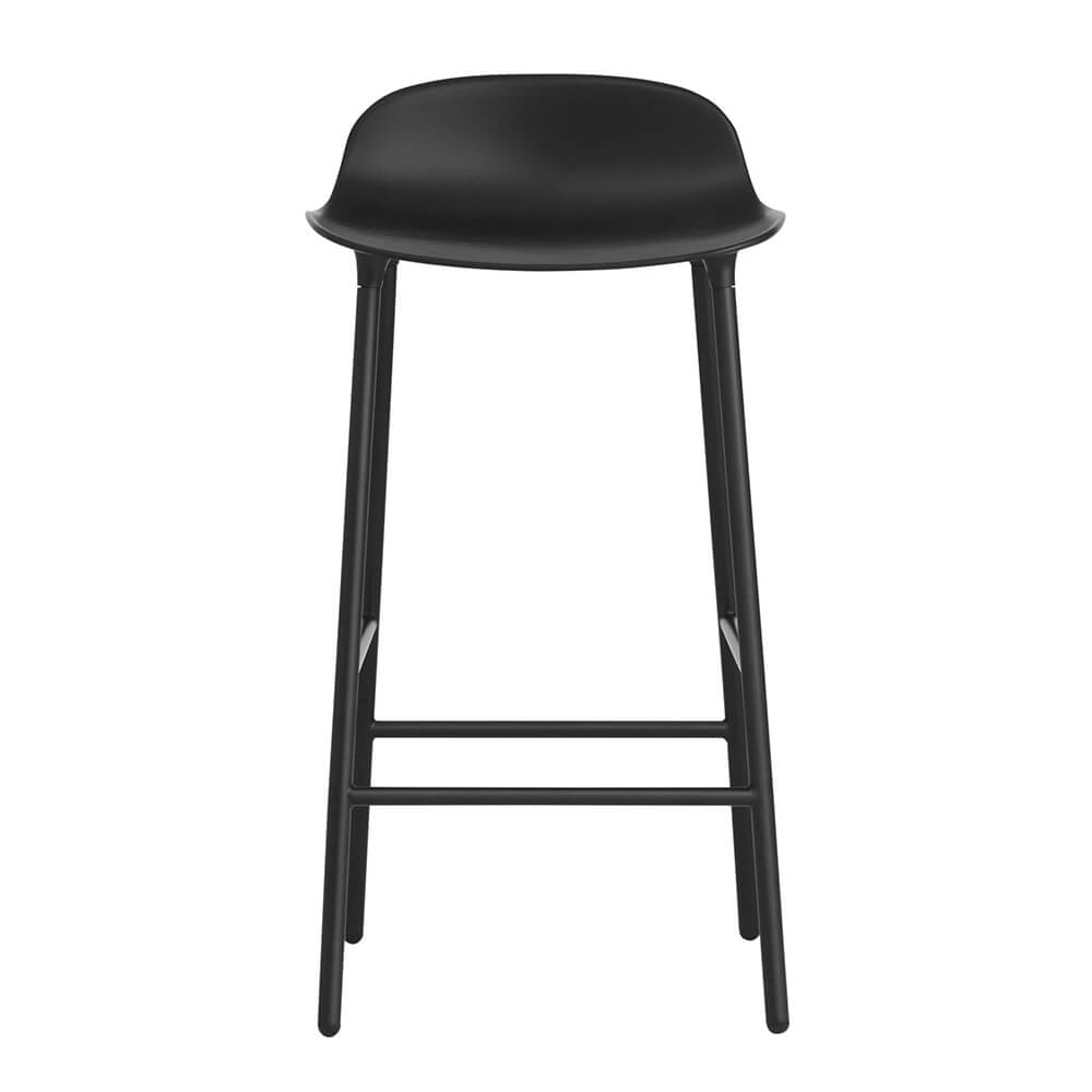 Normann Copenhagen Form Barkruk - Zwart Staal - 65 cm 4