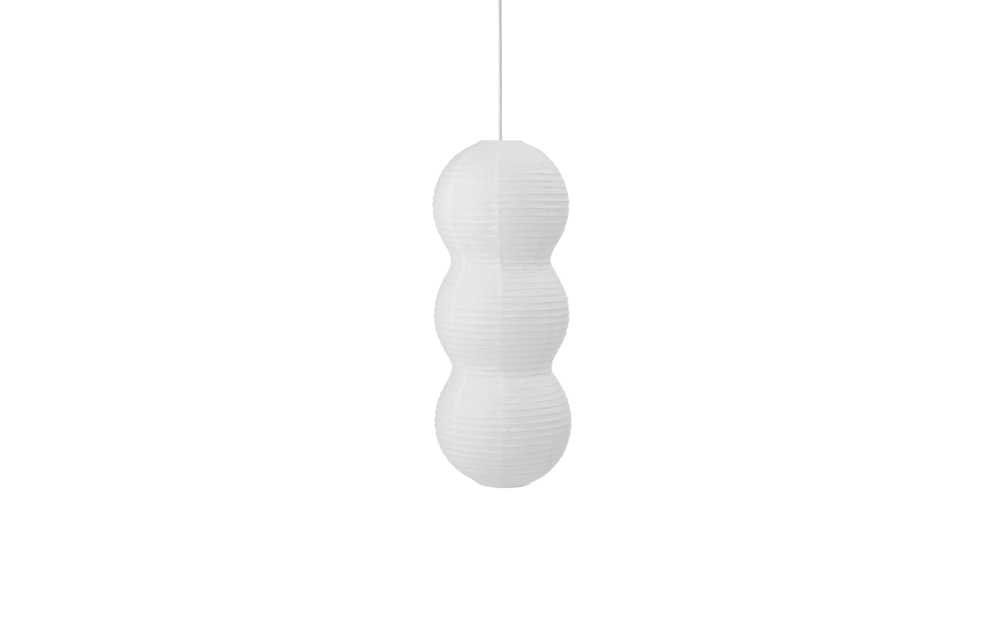 Normann Copenhagen Puff Multitude - Hanglamp Wit - H 60 x Ø 23 cm 1