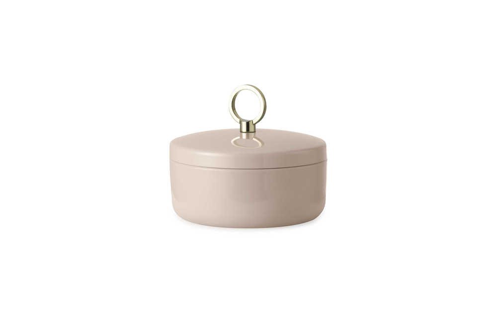 Normann Copenhagen Ring Box - Opbergdoos Zand - H 9,5 x Ø 6 cm 1