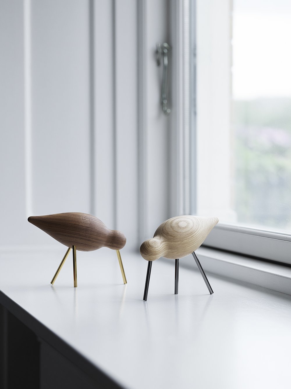 Normann Copenhagen Shorebird - Houten vogel Goudgeel 2