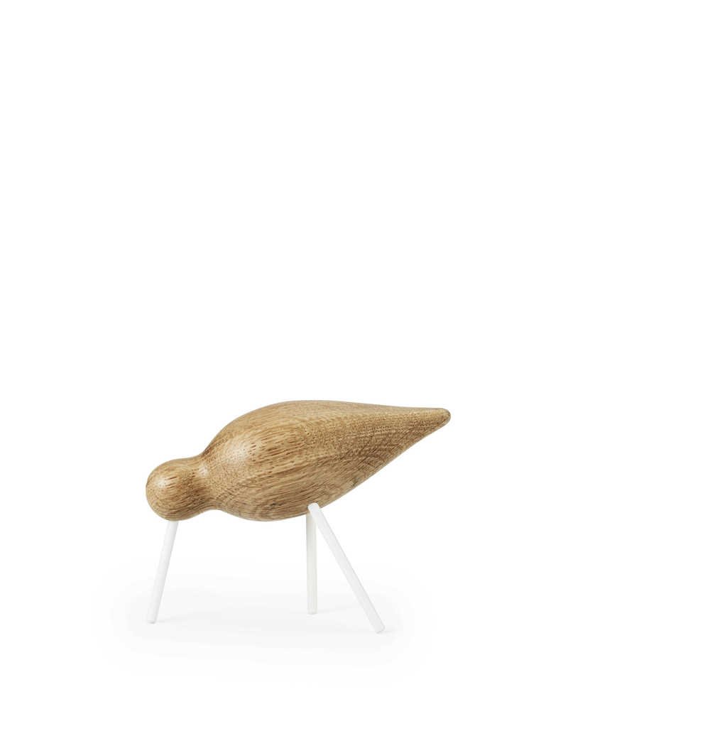 Normann Copenhagen Shorebird - Houten vogel Wit 1