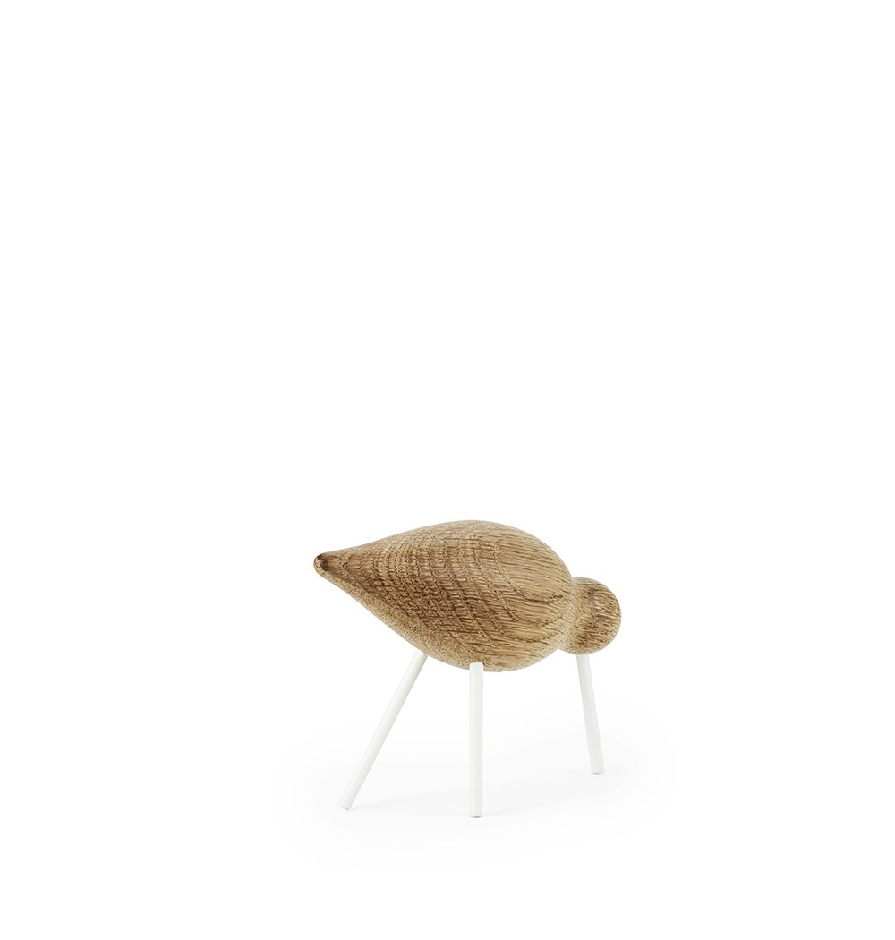 Normann Copenhagen Shorebird - Houten vogel Wit 3