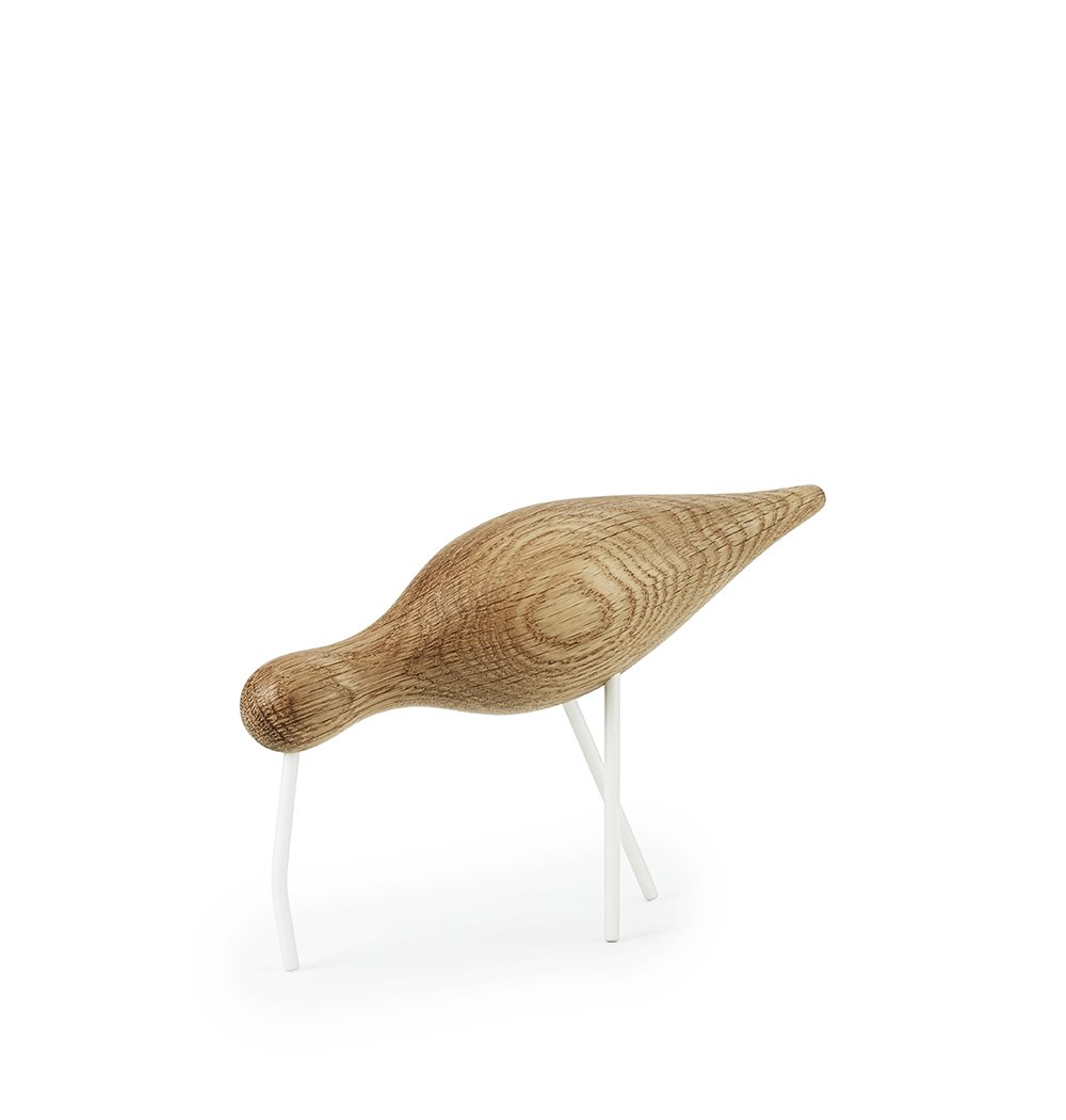 Normann Copenhagen Shorebird - Houten vogel Wit 4