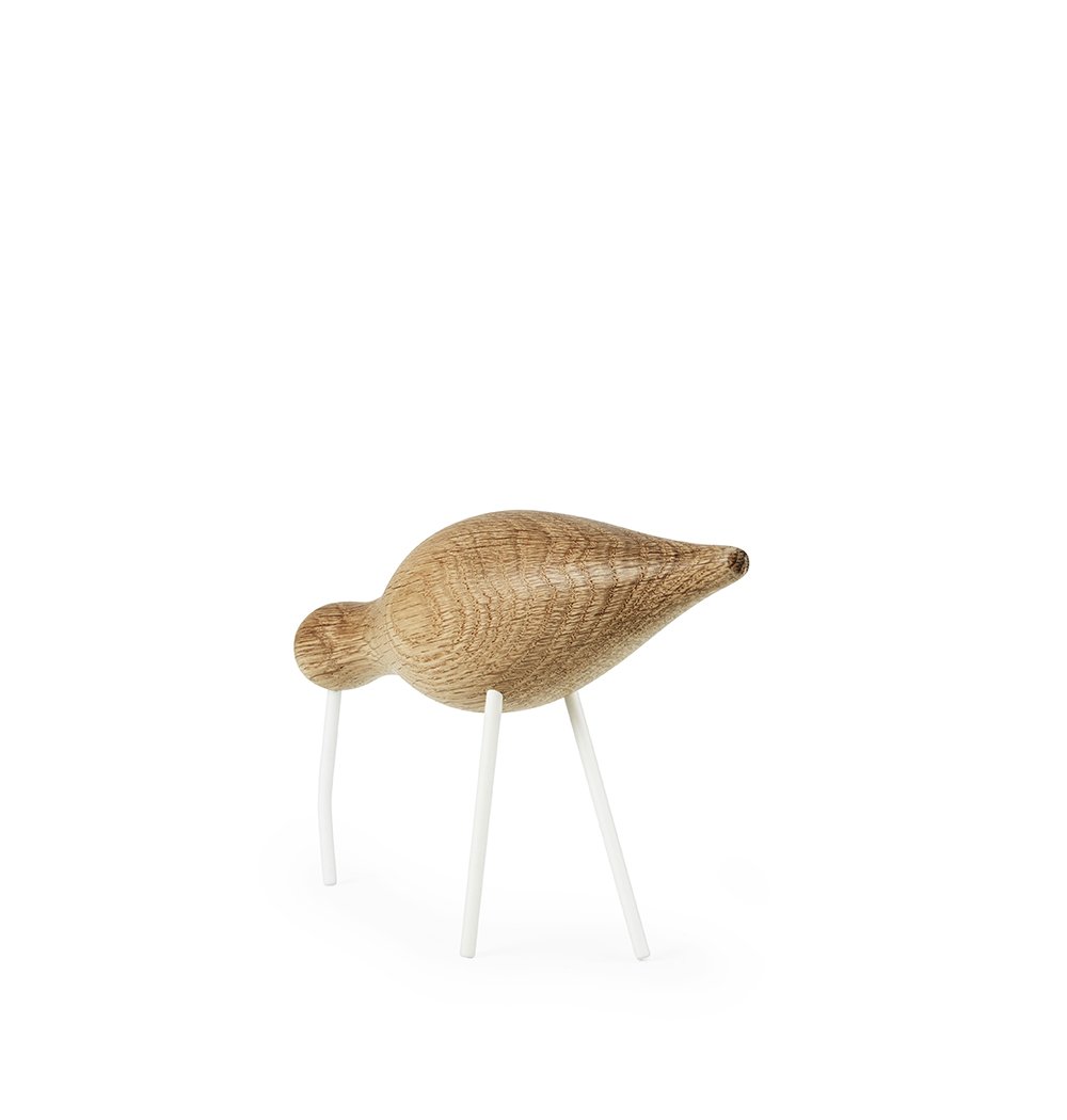 Normann Copenhagen Shorebird - Houten vogel Wit 5