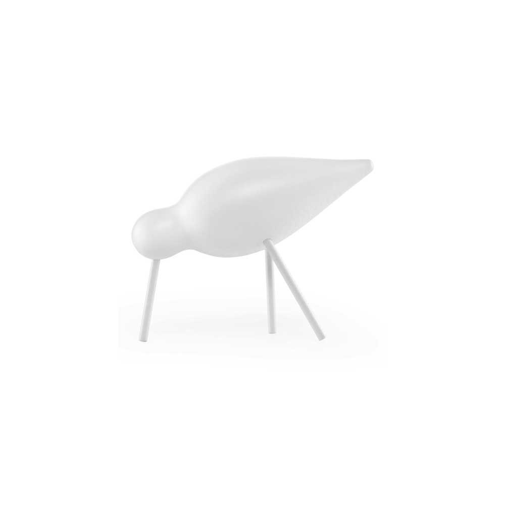 Normann Copenhagen Shorebird - Houten vogel Wit-Wit 1