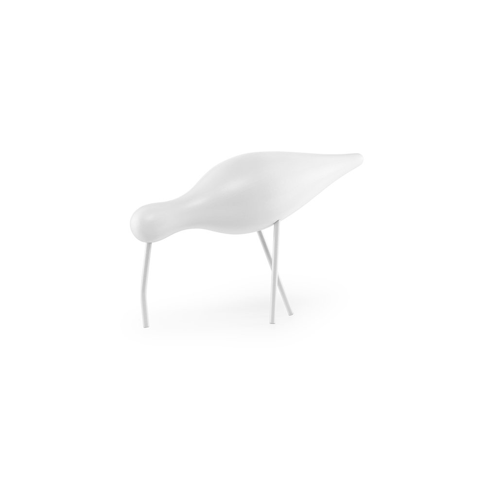 Normann Copenhagen Shorebird - Houten vogel Wit-Wit 5