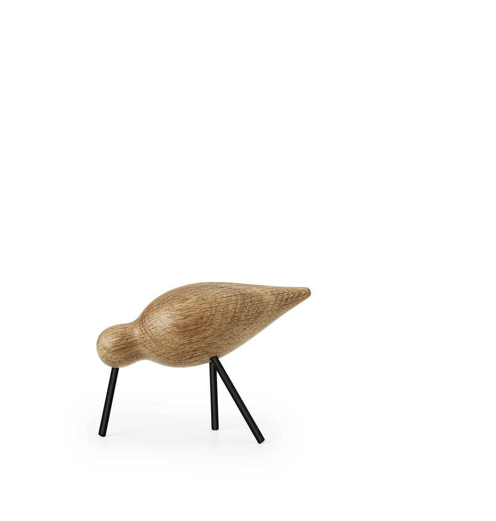 Normann Copenhagen Shorebird - Houten vogel Zwart 1